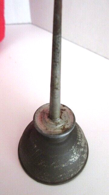 Vintage Pratt’s Animal Regulator Advertising Funnel w Dispensing Can