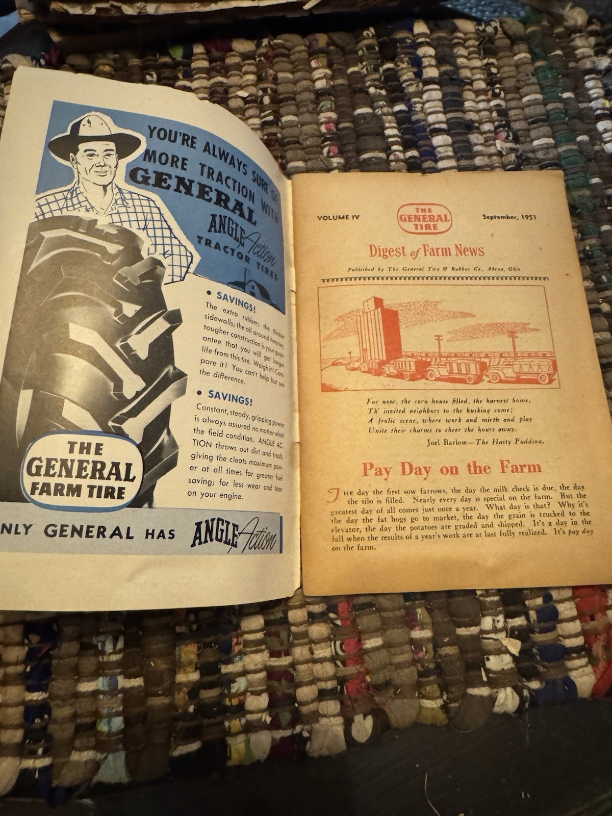 The General Farm tire, September 1951 Digest of Farm News