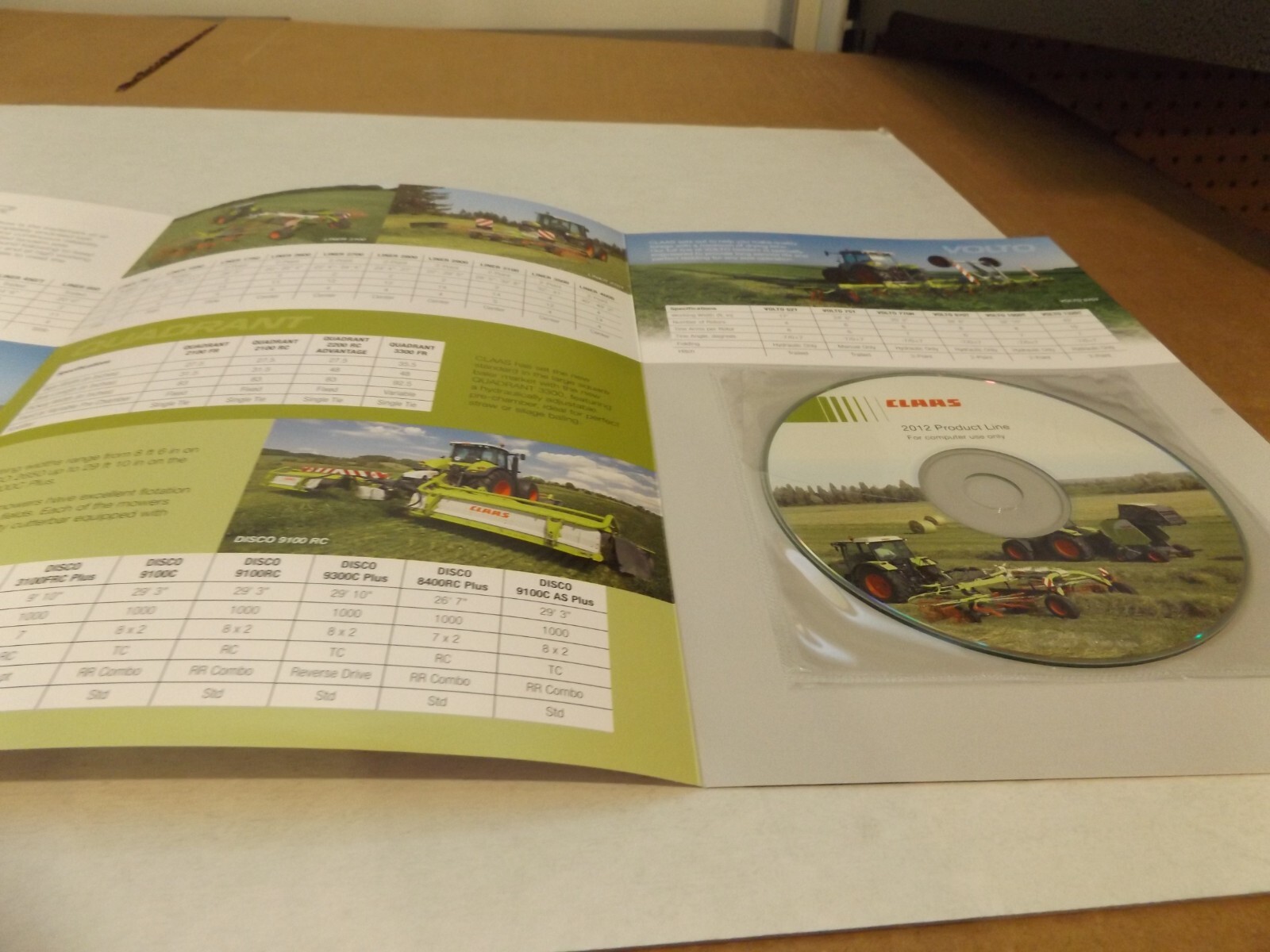 CLAAS FAMILY “YOUR HARVESTING SPECIALIST” / 2012 CD, LIT # CLA-FAM 01/2012