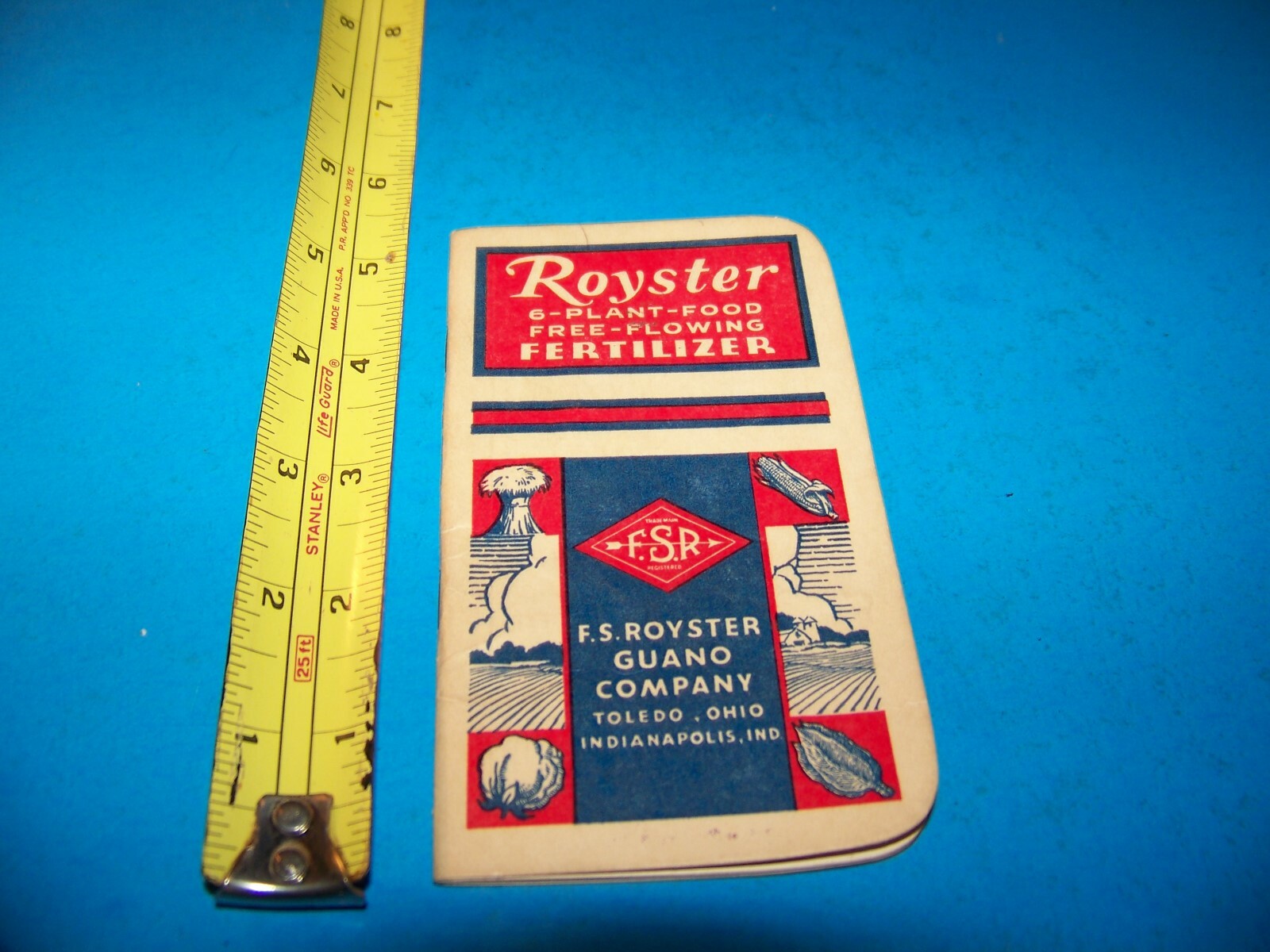 Royster Fertilizer “Daily Reminder” Memo Booklet 1951 F.S. Royster Guano Comp.