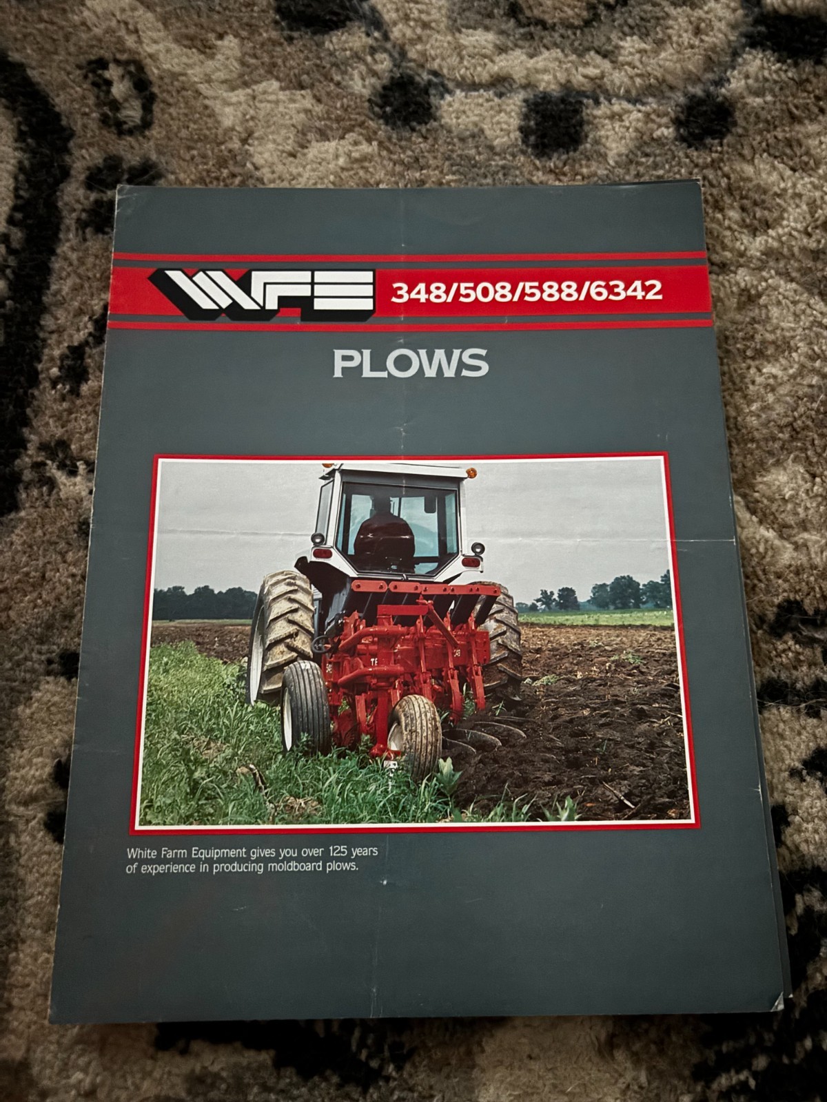 White Tractor 348 508 588 6342 Moldboard Plows Brochure DCPA26