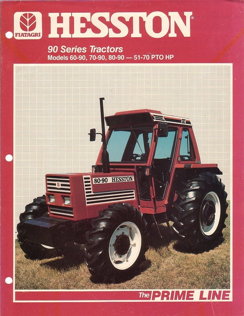 Farm Tractor Brochure – Hesston – 60-90 et al – 90 series – c1980’s (F1301)