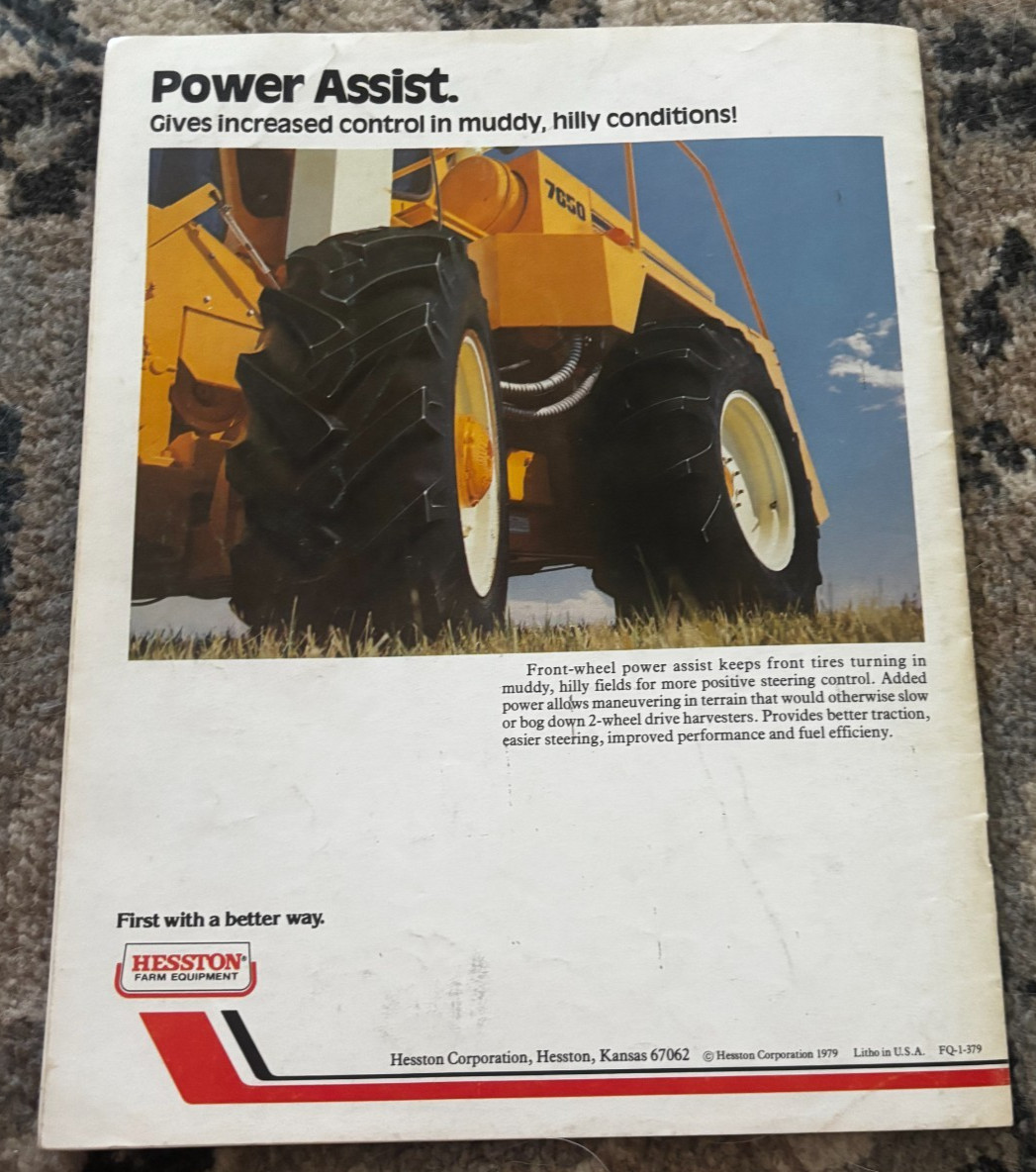 Hesston 7650 7600 7655 Field Queen Forage Harvesters Brochure DCPA26
