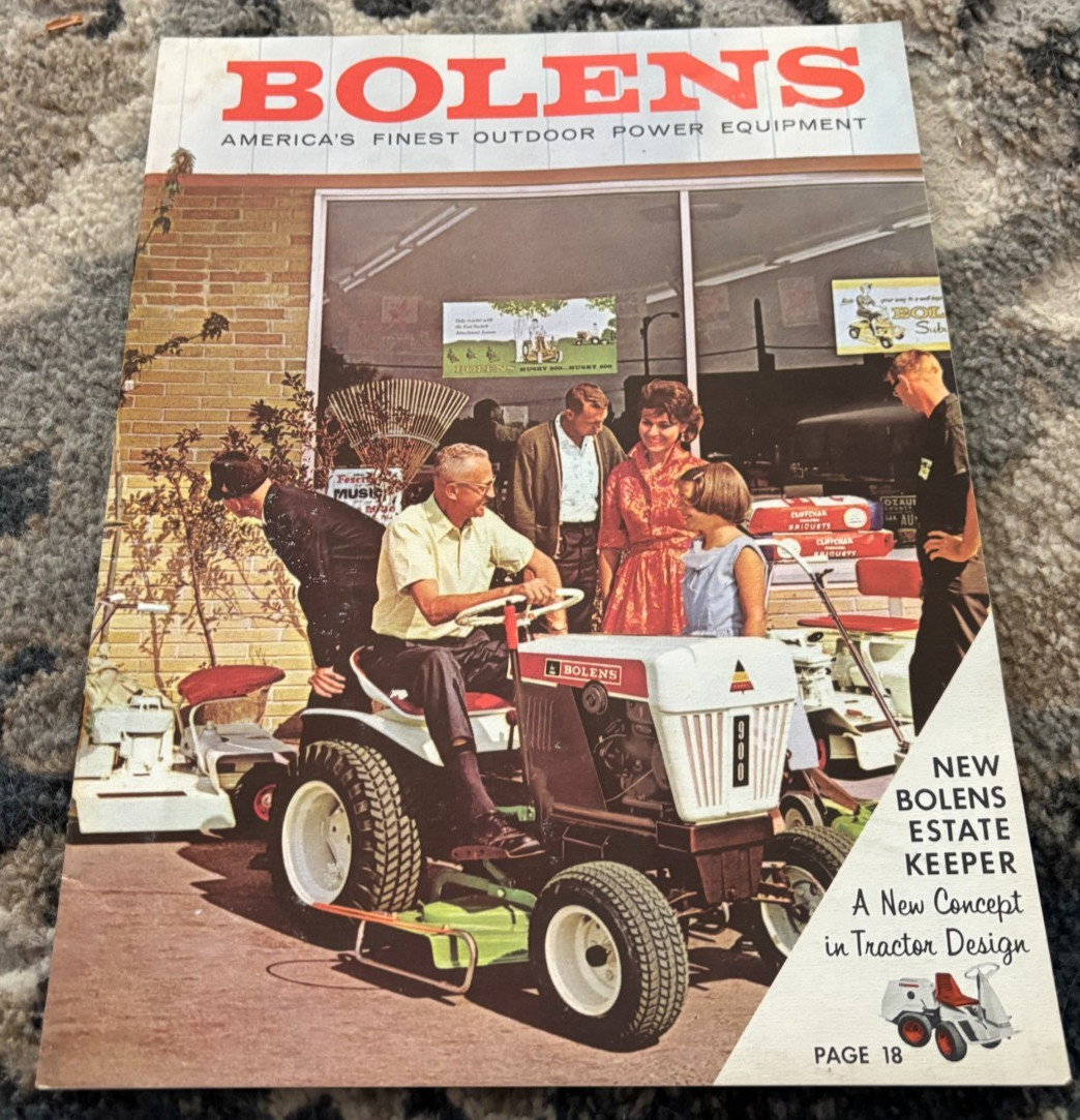 Bolens Lawn & Garden Tractors For 1963 Brochure DCPA26