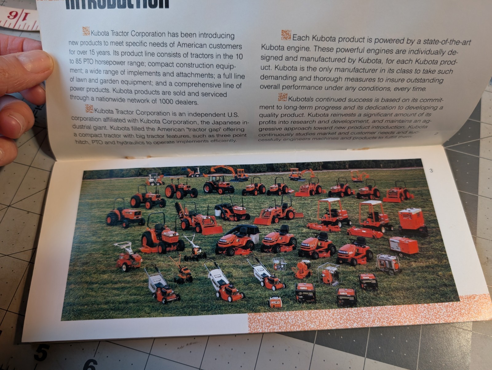 Kubota 1990 Full Line Sales Brochure 35 Pages