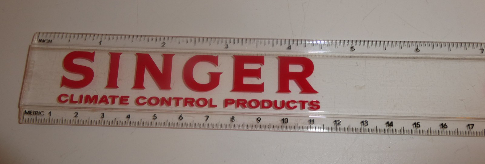 VTG Singer Climate Control Products Alternative Solutions In Energy 13″ Ruler