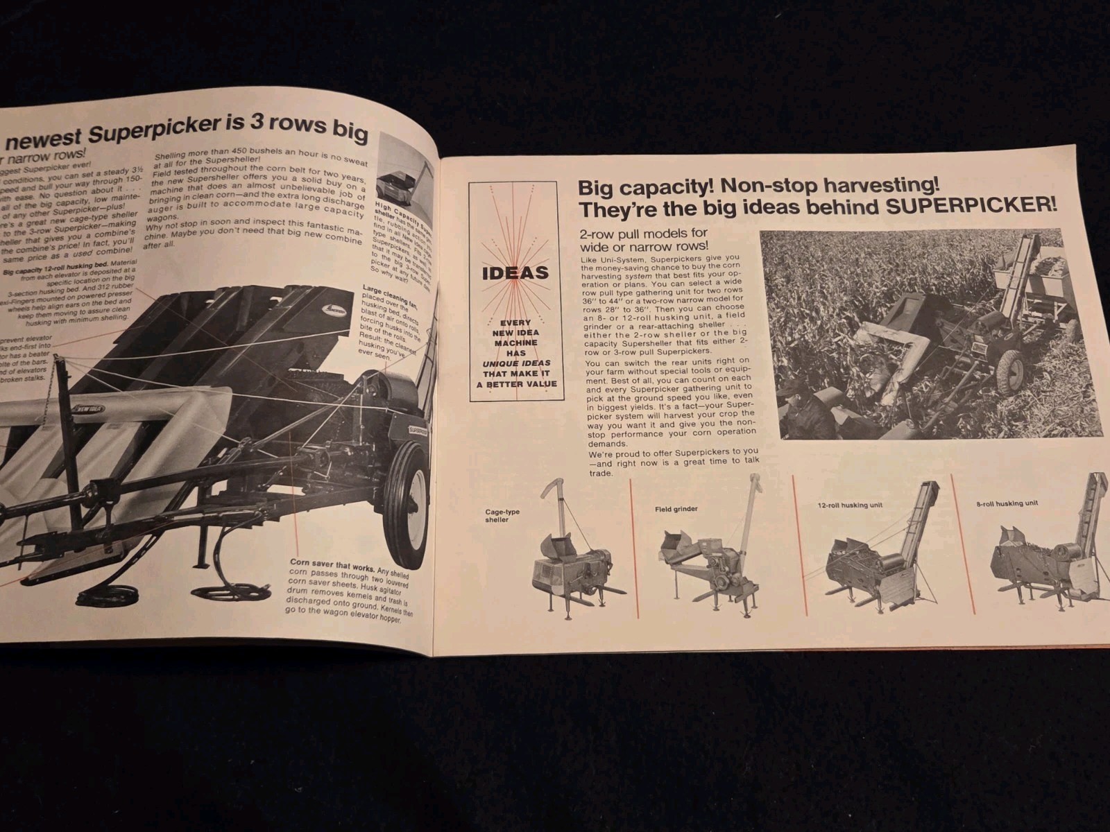 1972 New Idea Equipment Brochure Uni-System Superpicker Madison South Dakota