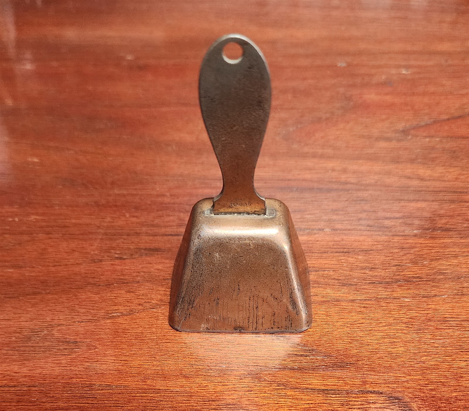 VINTAGE NELSEN CONCRETE CULVERT COMPANY COPPER BELL PONTIAC ILLINOIS 3.25″ TALL