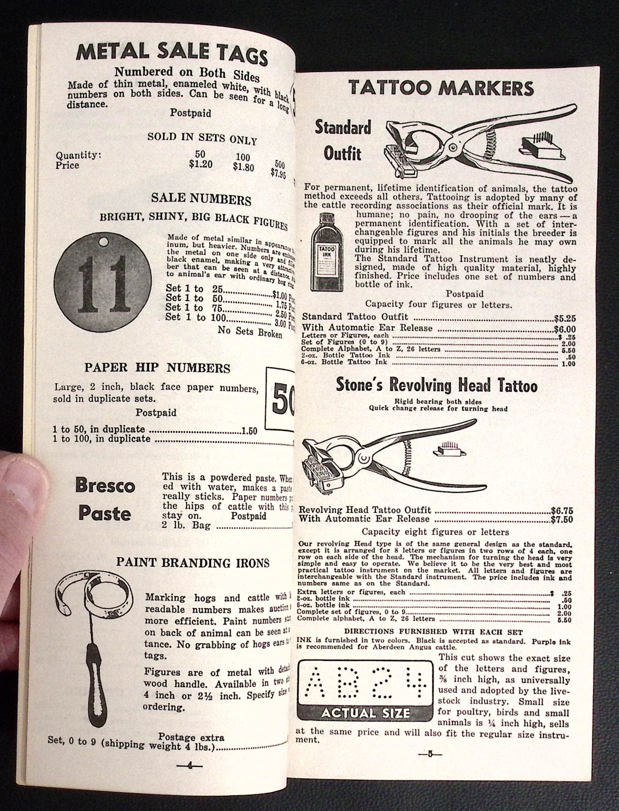 1950s Breeders Supply Catalog No 33 Livestock Farm Equipment Council Bluffs IA