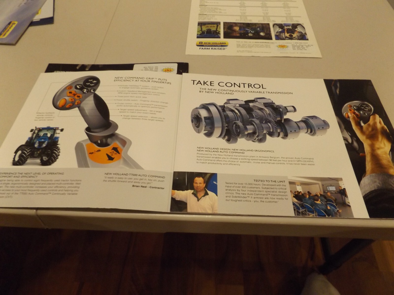 3-pc. NEW HOLLAND T7000 AUTO COMMAND,T4 SERIES, T8- T9 KNOW HOW, BRAIN /BRAWN