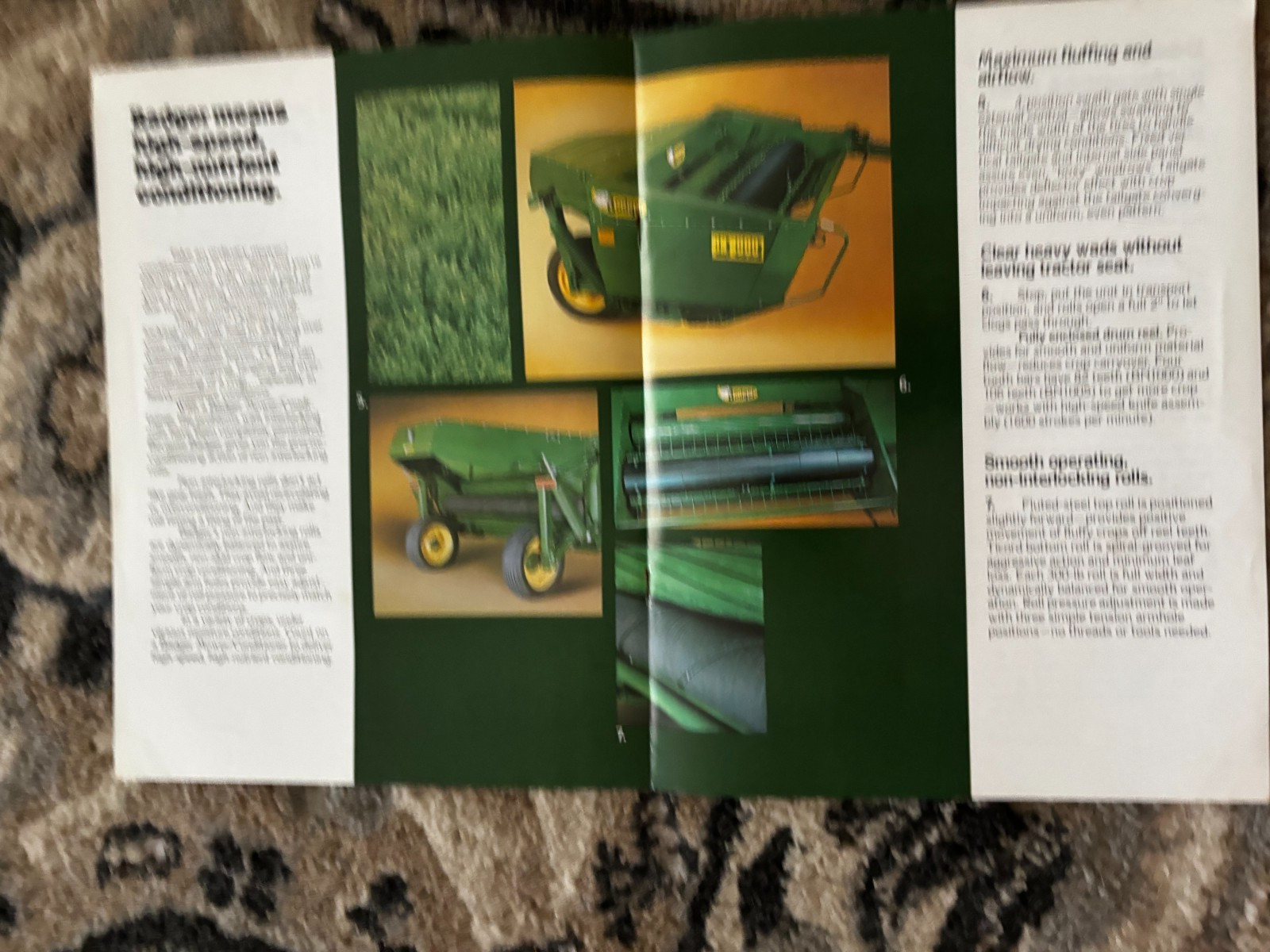 Badger BN1000 Mower Conditioner Haybine For 1978 Brochure DCPA26