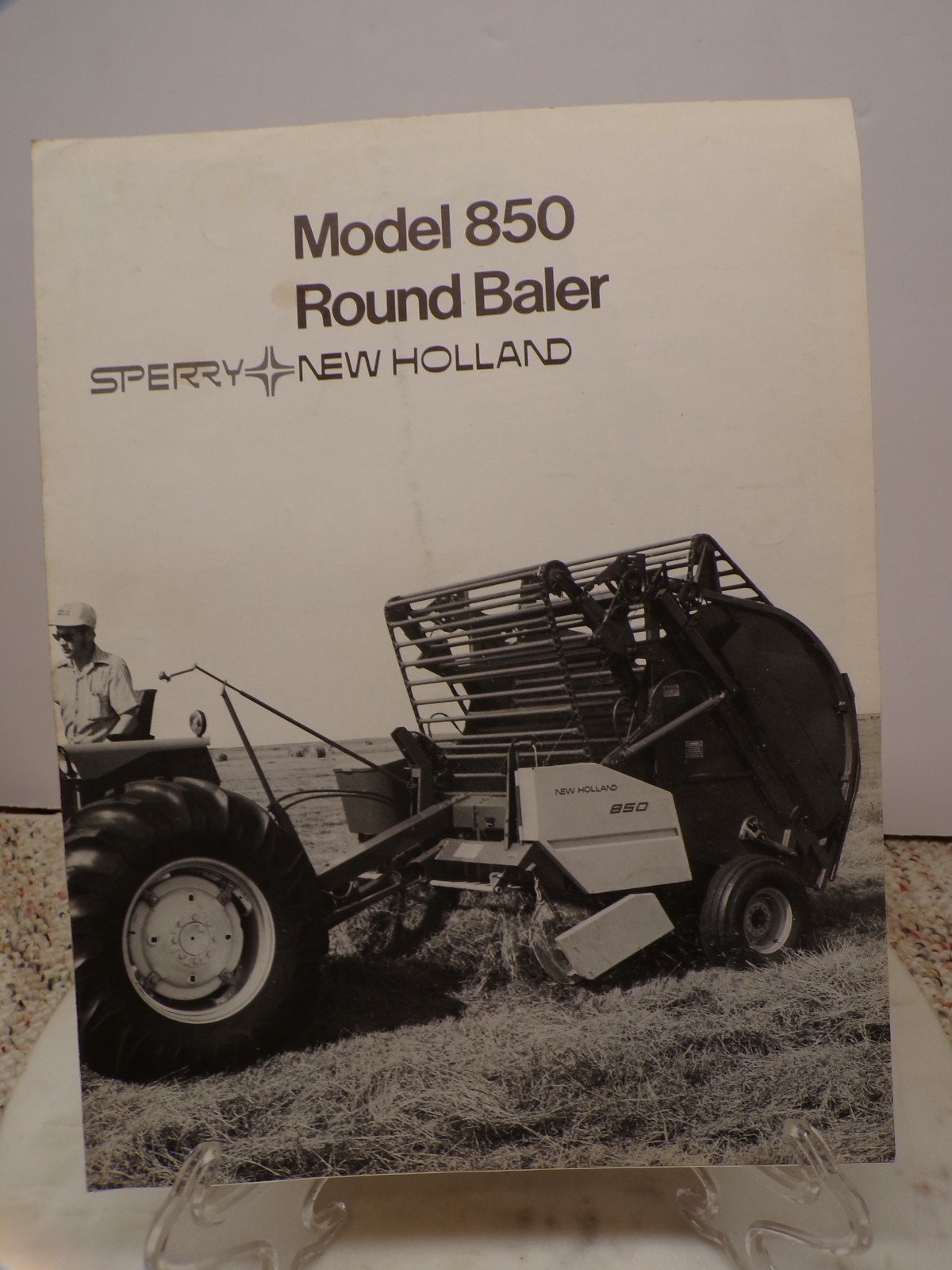 1974 Sperry New Holland Model 850 Round Baler Farm Brochure