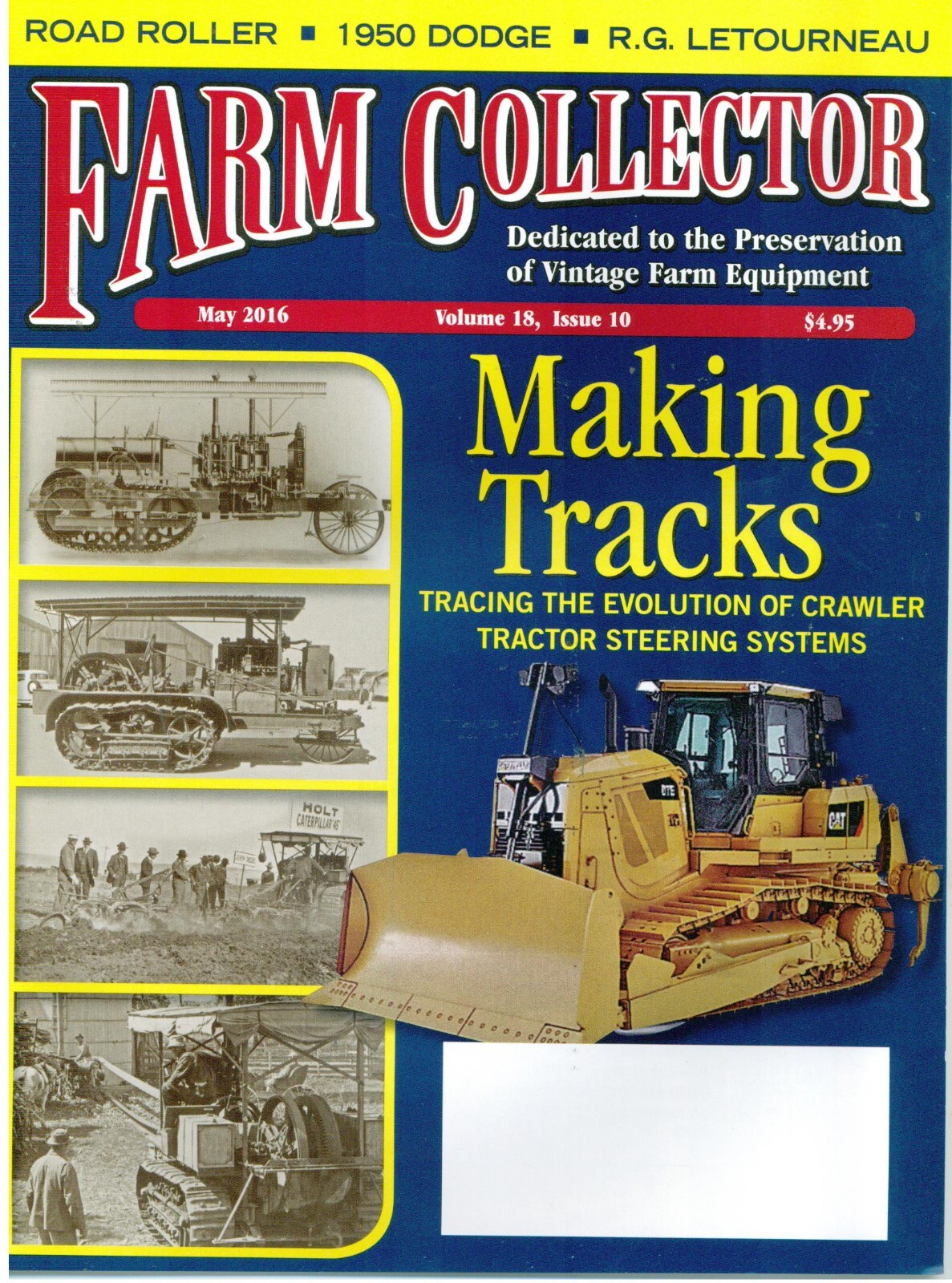 LeTourneau, 1928 Buffalo-Springfield Roller, Crawler Steering System Evolution