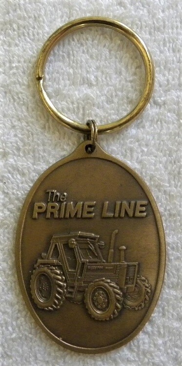 1984 Hesston’s Prime Line Farm Equipment, 980DT Tractor KEYCHAIN, Unused
