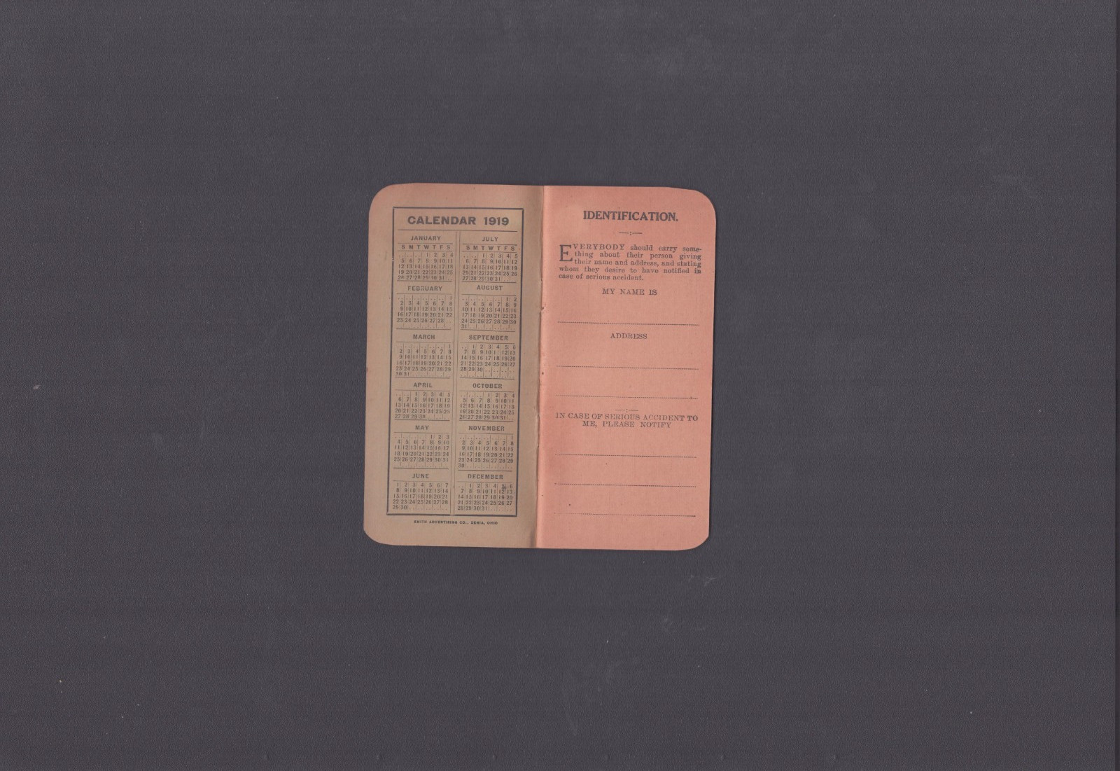 Advertising Plymouth Cordage Co No Plymouth Mass Memorandum Book Tractor 1919