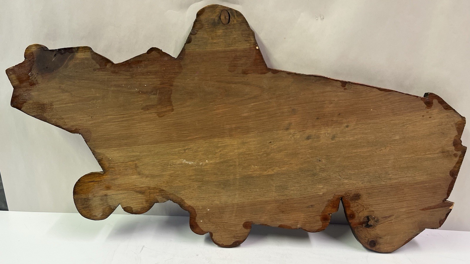 VINTAGE 1981 DARKE COUNTY STEAM THRESHERS ASSOC GREENVILLE OHIO 22″ WOOD SIGN