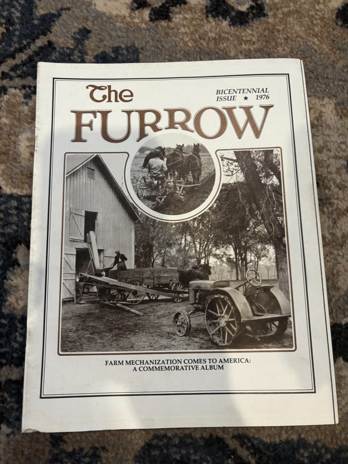 John Deere Furrow Magazine Bicentennial Issue 1976 Brochure DCPA26
