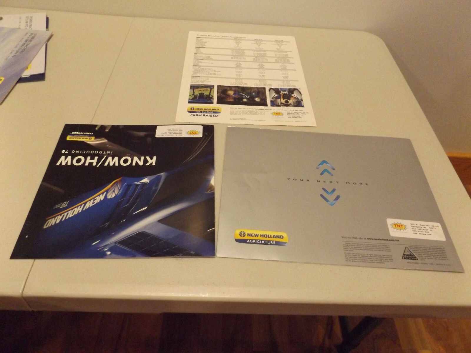 3-pc. NEW HOLLAND T7000 AUTO COMMAND,T4 SERIES, T8- T9 KNOW HOW, BRAIN /BRAWN