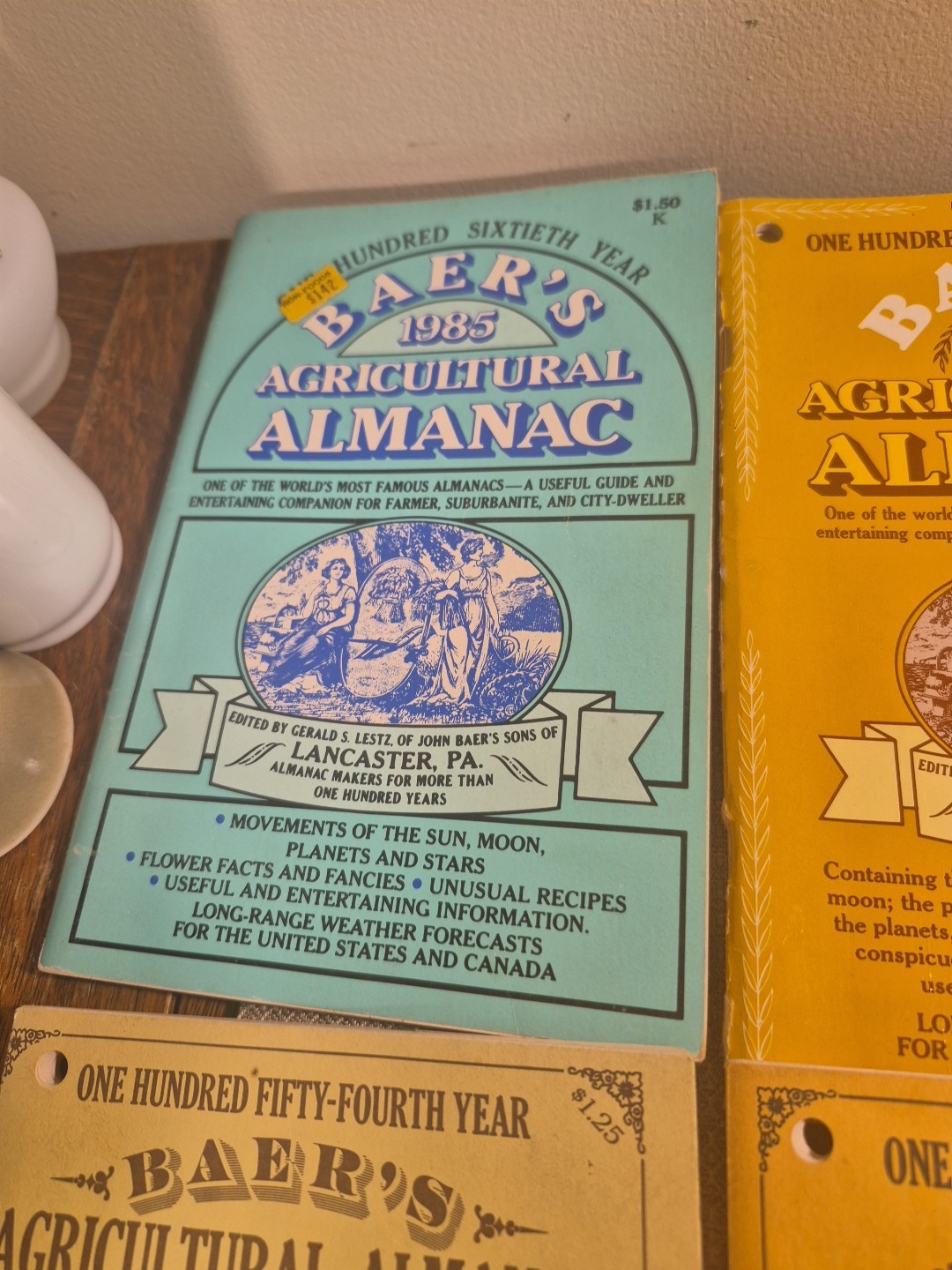 Vtg 8 John Baer’s Sons Agricultural Almanac Lancaster PA Farmers Almanac