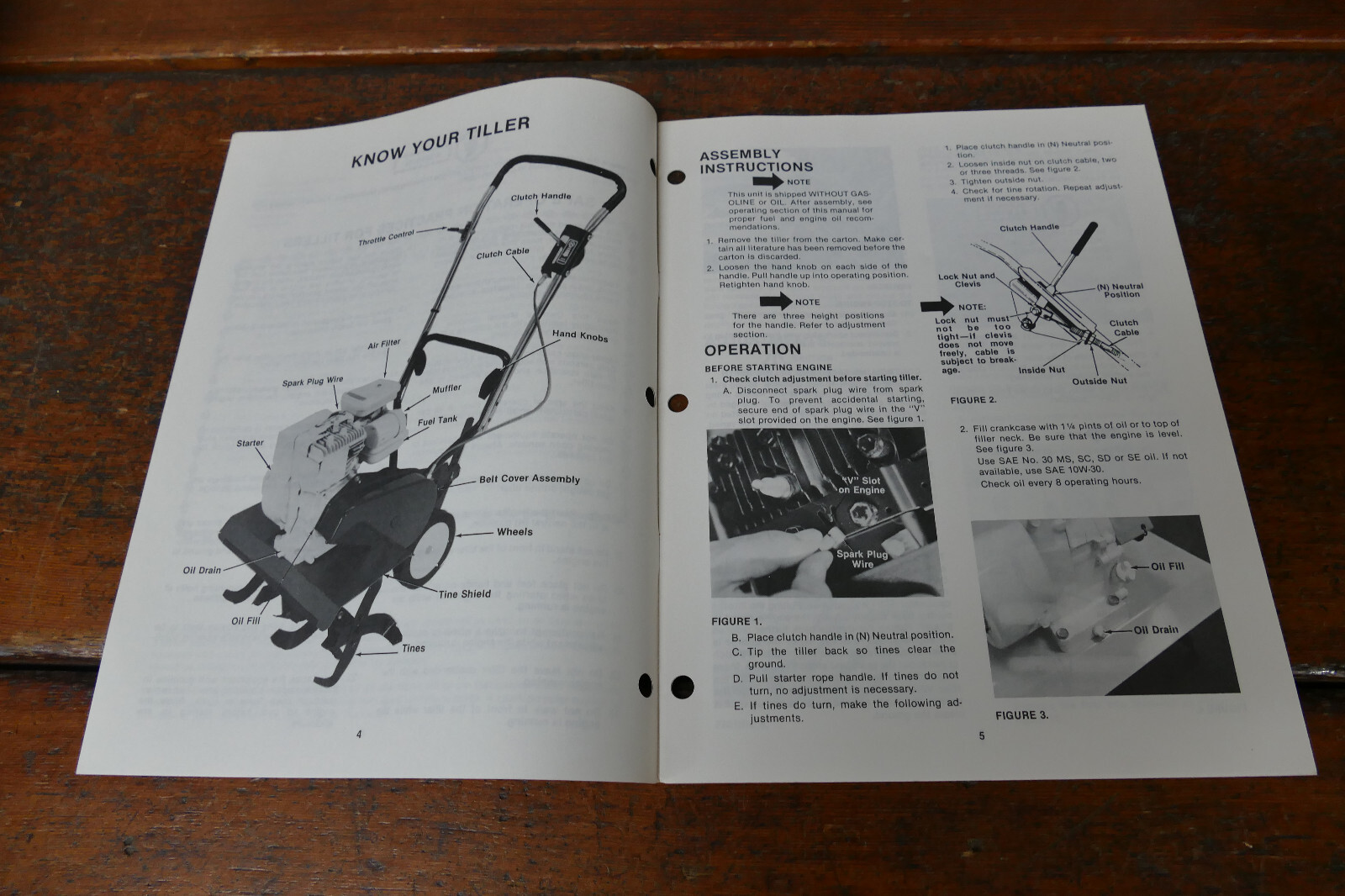 1983 Coast to Coast Owner’s Manual Chain Drive Garden Tiller Model 213-030-054