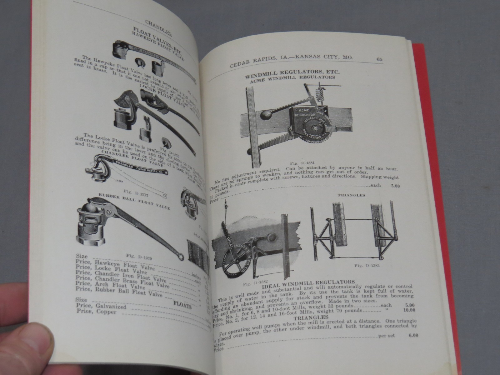 Vintage 1920’s CHANDLER Pump Supply Co Full Line Catalog Kansas City Missouri