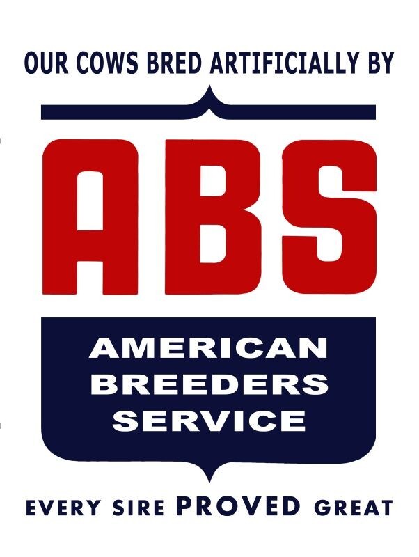 American Breeders Service New Sign: 18 x 24″ USA STEEL XL Size