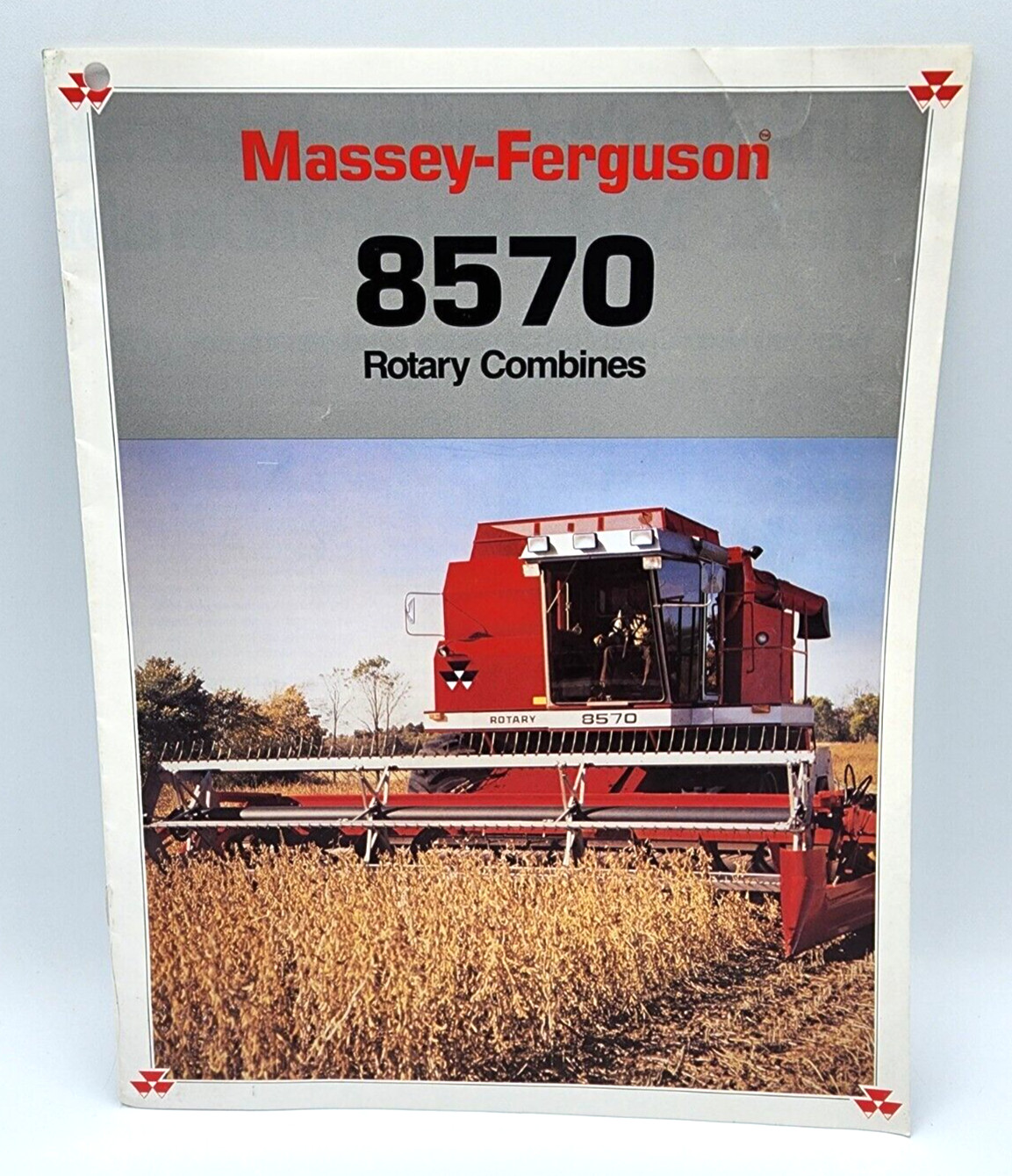 Massey Ferguson 8570 Rotary Combines Sales Salesman Brochure