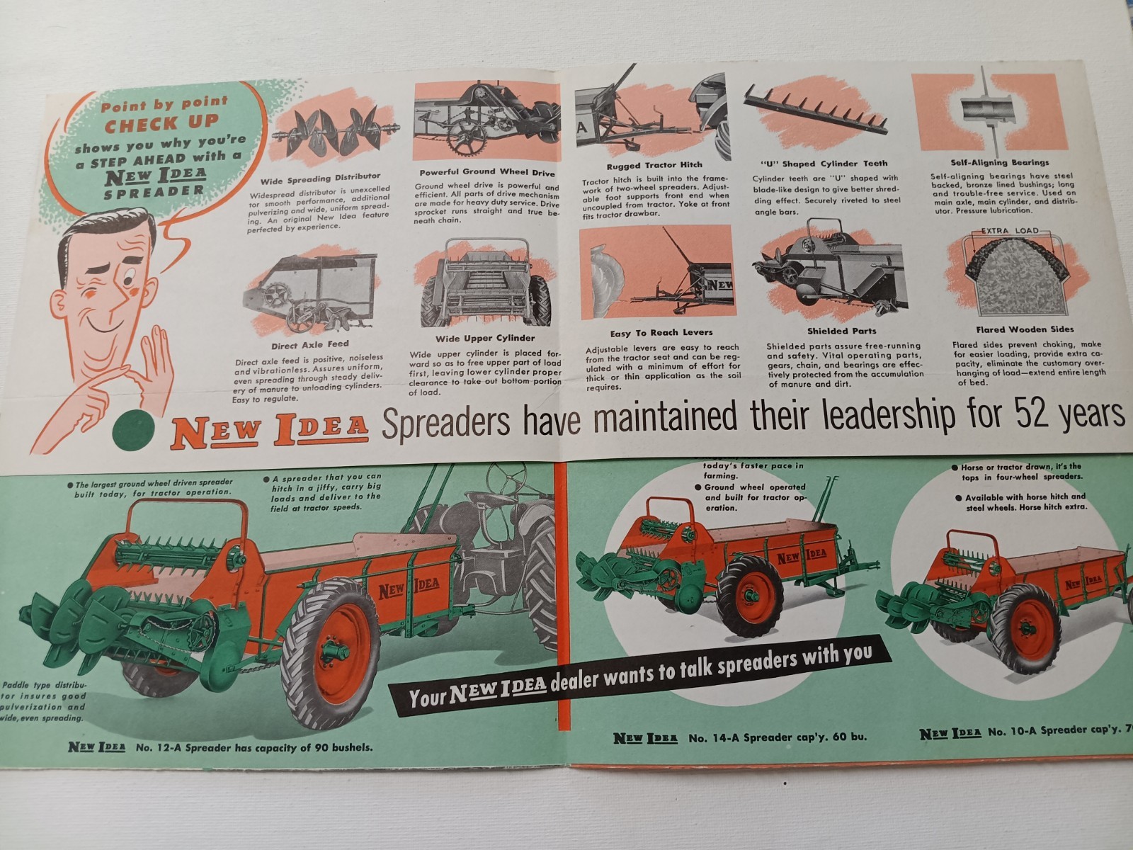 NEW IDEA “Two Big Steps toward Easier, More Profitable Farming” Mailer Ad