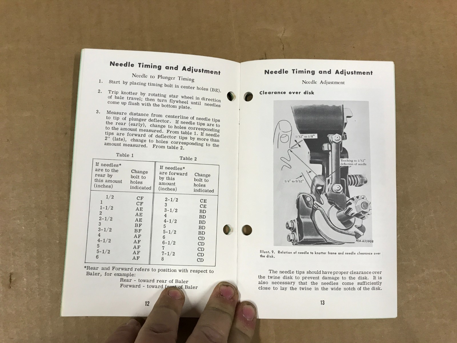 VTG Blue Ribbon Serviceman’s Handbook – Twine Knotters On International Balers