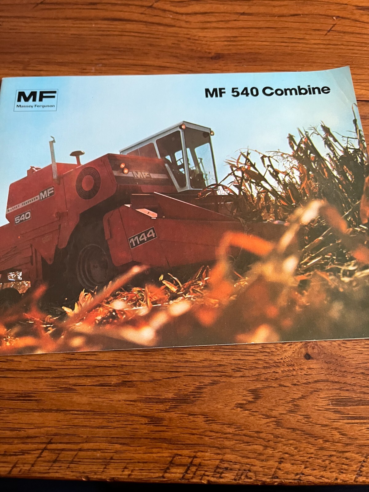 Massey Ferguson 540 Combine Brochure FCCA