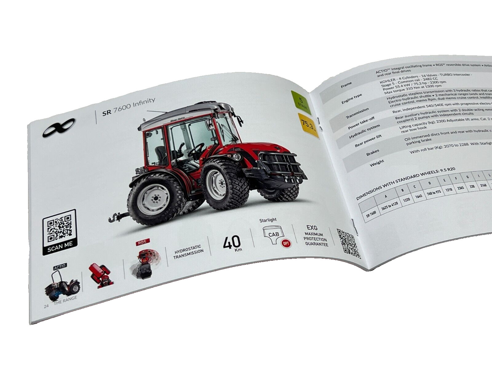 2023 Antonio Carraro Professional Tractor Brochure