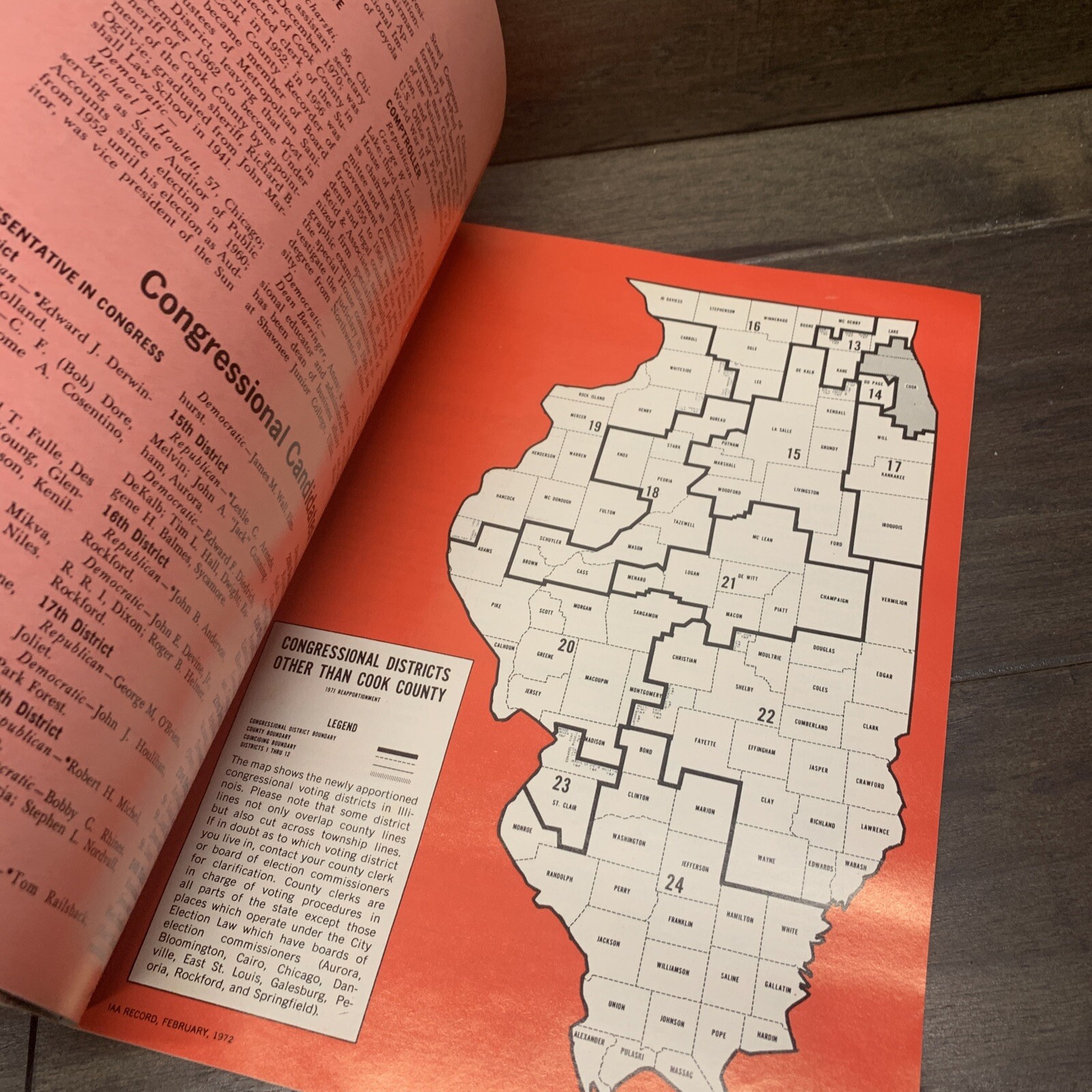 1972 Farm Bureau Magazine voters handbook vintage rare