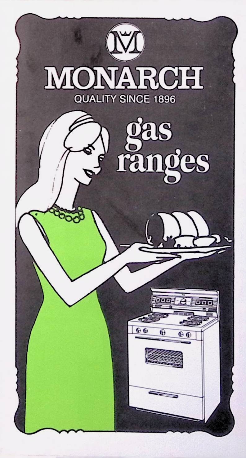 Vintage Farm Machinery Sales Brochure Monarch Gas Ranges Sales Brochure