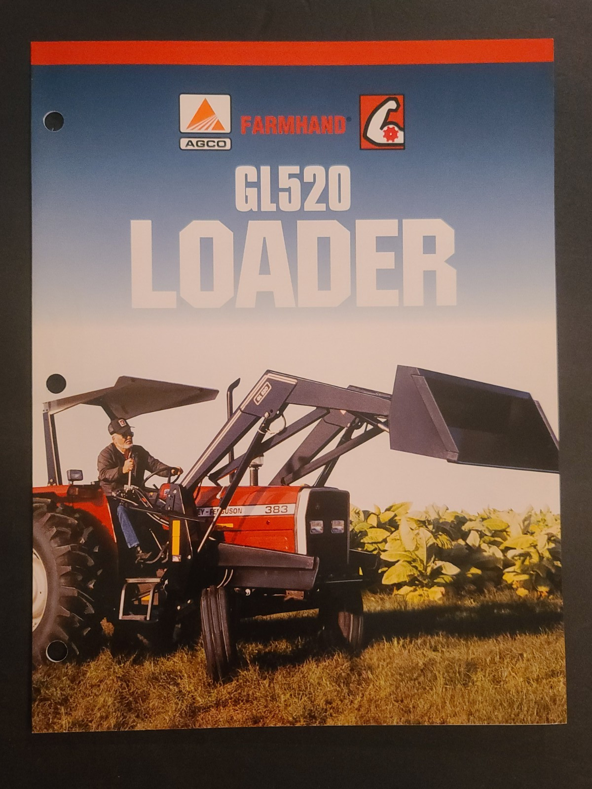 Vintage Agco Model GL520 Farmhand Loader Brochure