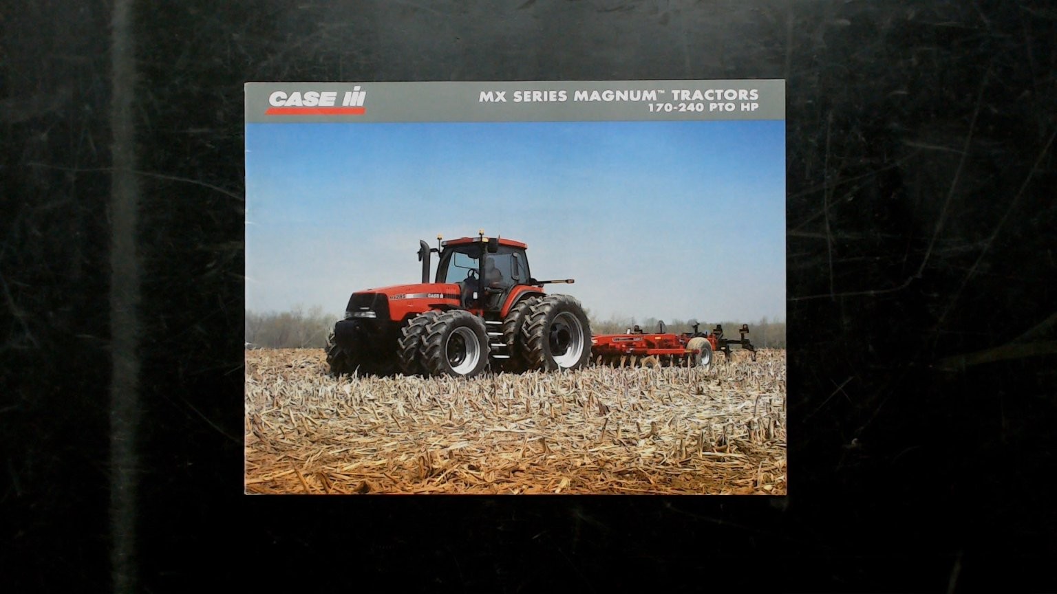 Case IH MX Series Magnum Tractors Brochure 170-240 PTO HP Vintage