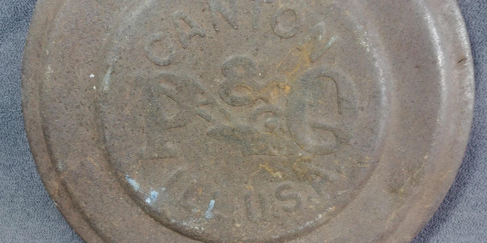 1890s Metal Top P&O Parlin & Orendorff Plow Picture Part Unknown Antique 9 3/4″