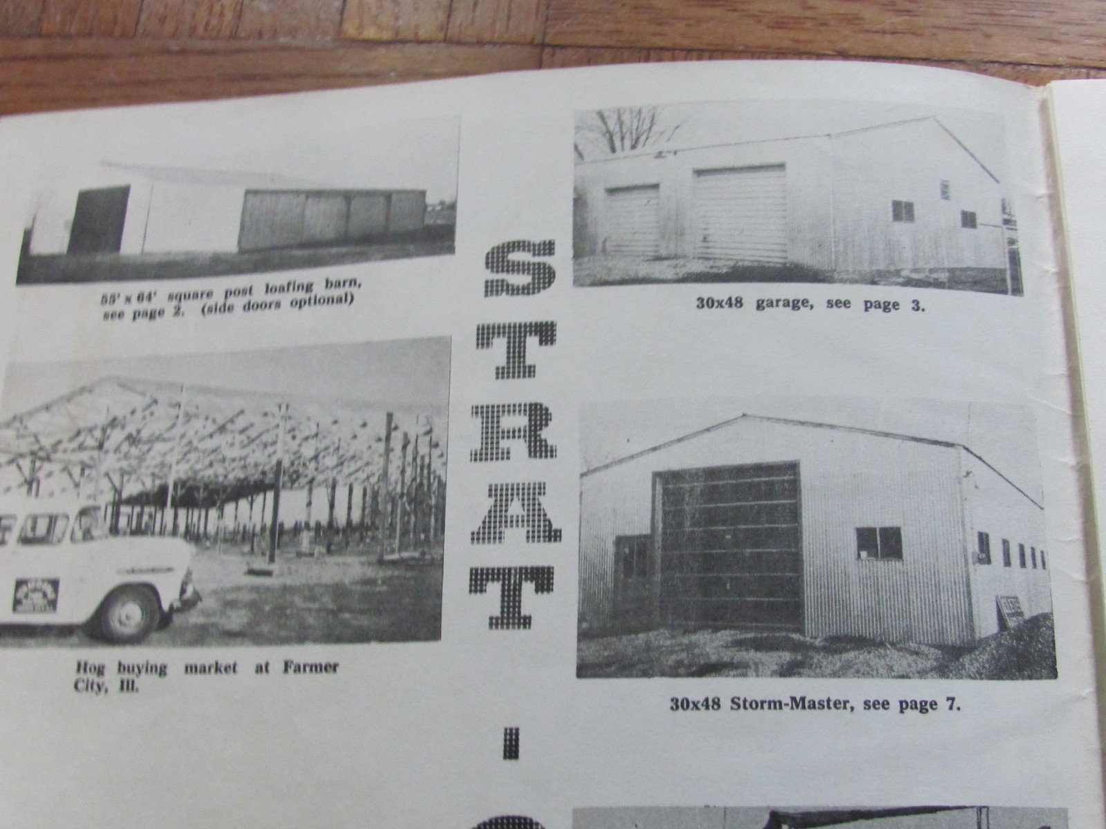 1976 FARM BUILDING ADVERTISING BROCHURE LOT STRAT O SPAN BREESE IL LUMBER