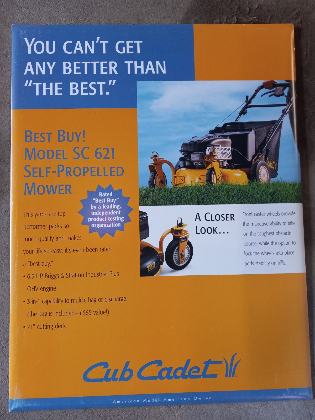 Cub Cadet The Big Event Banner and Cub Cadet Spec Posters