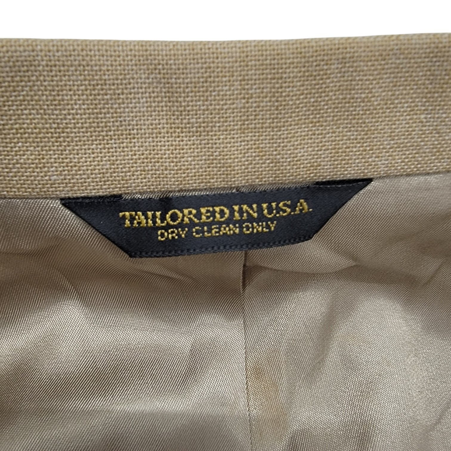 Vtg Toro Company Bullion Crest Blazer 42R Foursome Executive Award USA READ