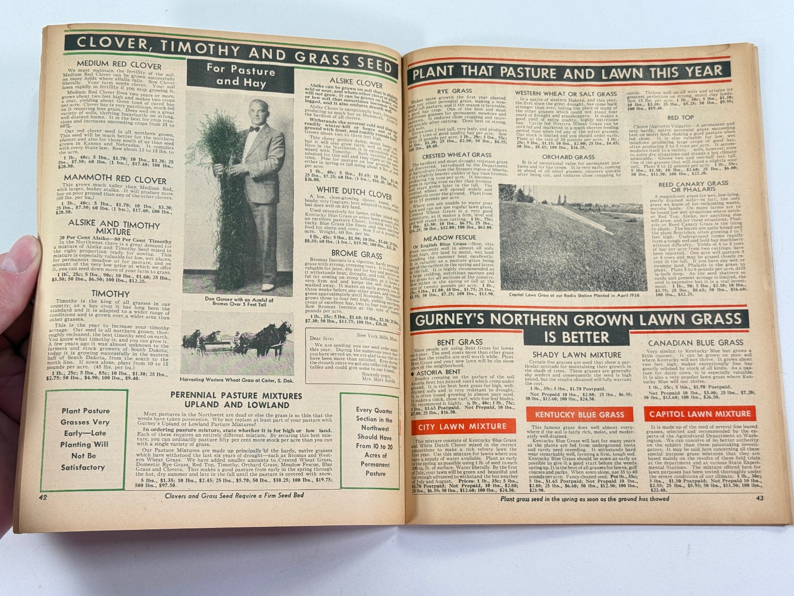 1937 House of Gurney Advertising Catalog Yankton South Dakota SD