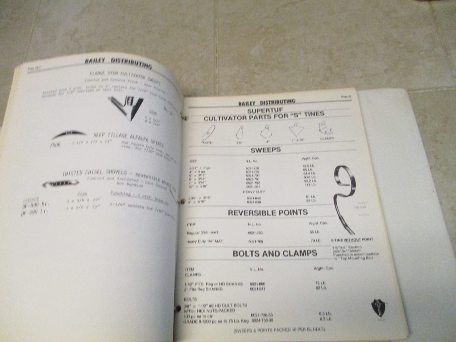 VtG Farm Supply Catalog Bailey Distributing Tractor Implements Hay Brochures