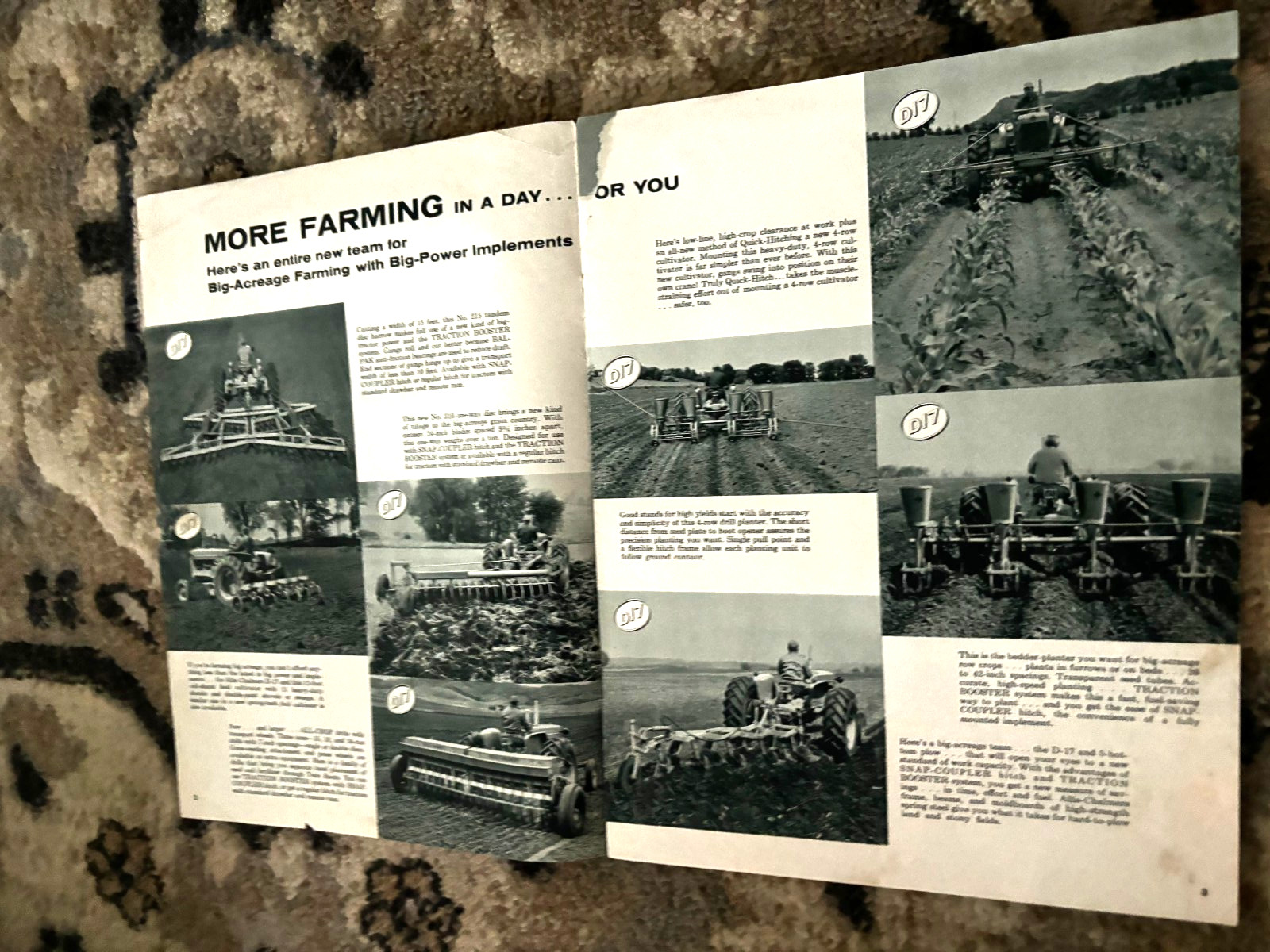 Allis Chalmers Buyers Guide For 1957 Big News Brochure DCPA26