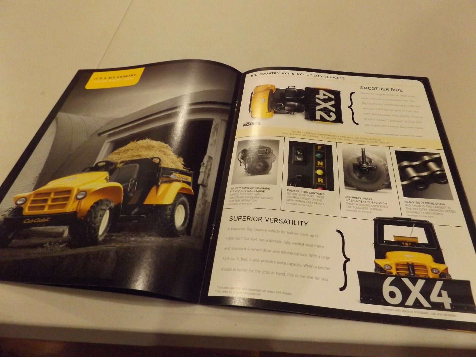CUB CADET UTILITY VEHICLES, LIT. # 773-03166 2006