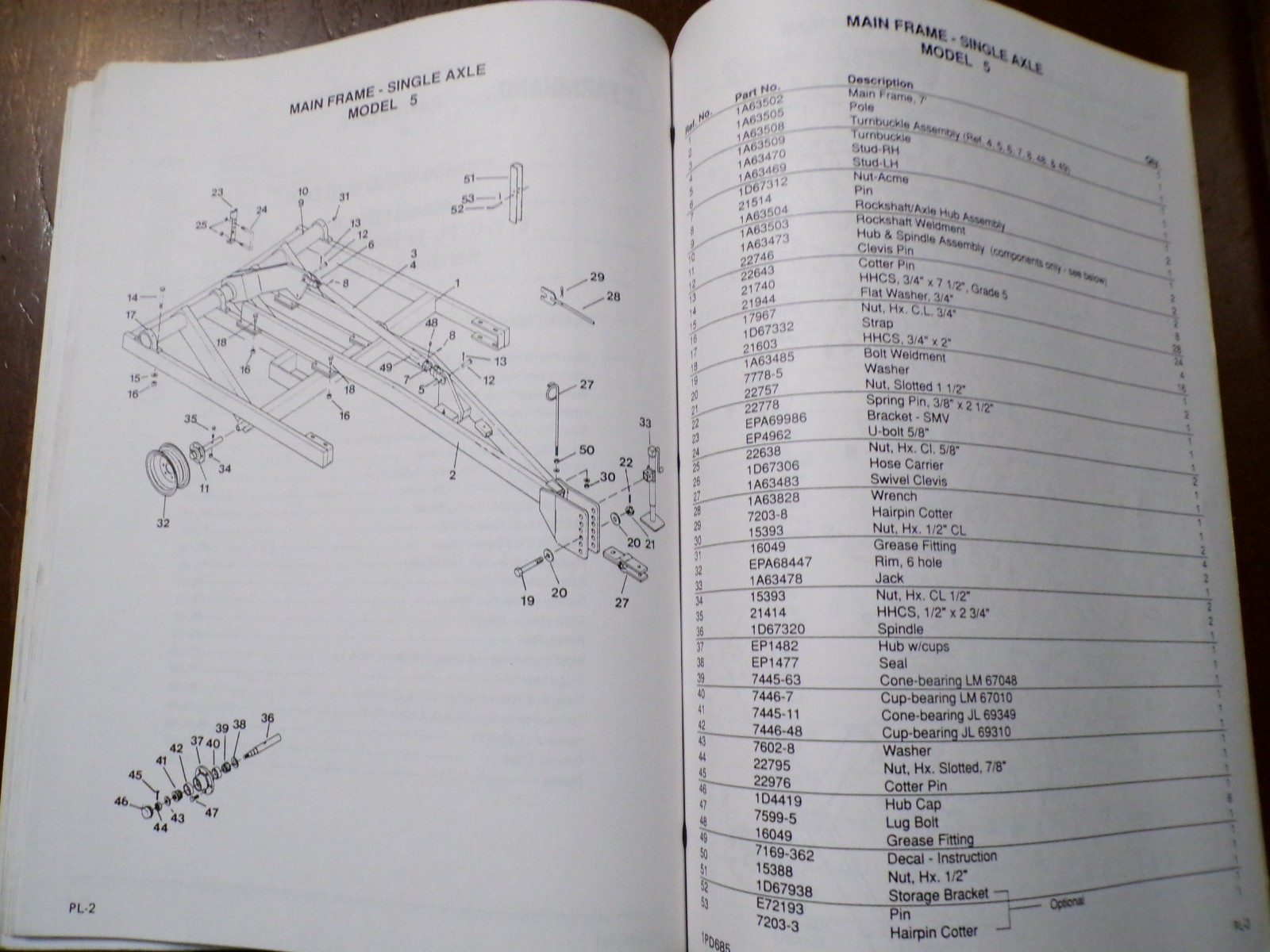 Farmhand YB8400 Yield Builder, model F552-B Operator’s/Parts Manual 1991