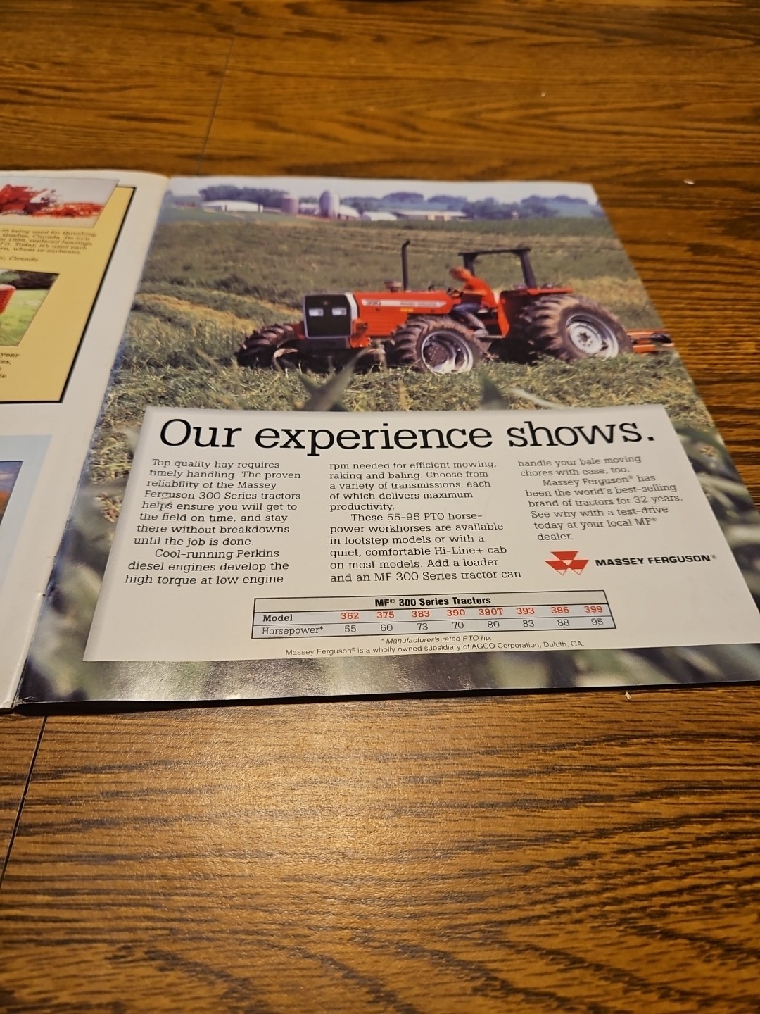 Massey Ferguson Farm Profit Magazine For Fall 1995 Brochure MF 8570 Combine