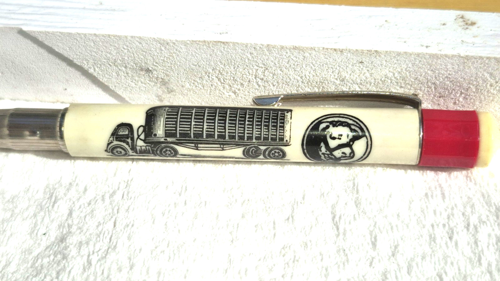 “Sorensen’s CATTLECRUISERS * Phone CH 6-2276/3357 * Albin, Wyo.” Bullet Pen