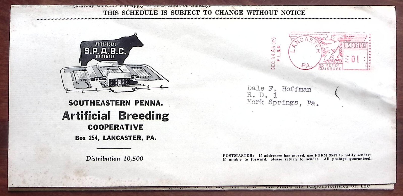 1953 THE BREEDERS’ BROADCASTER MARCH CATTLE S.P.A.B.C. BREEDERS NEWSLETTER Z6543