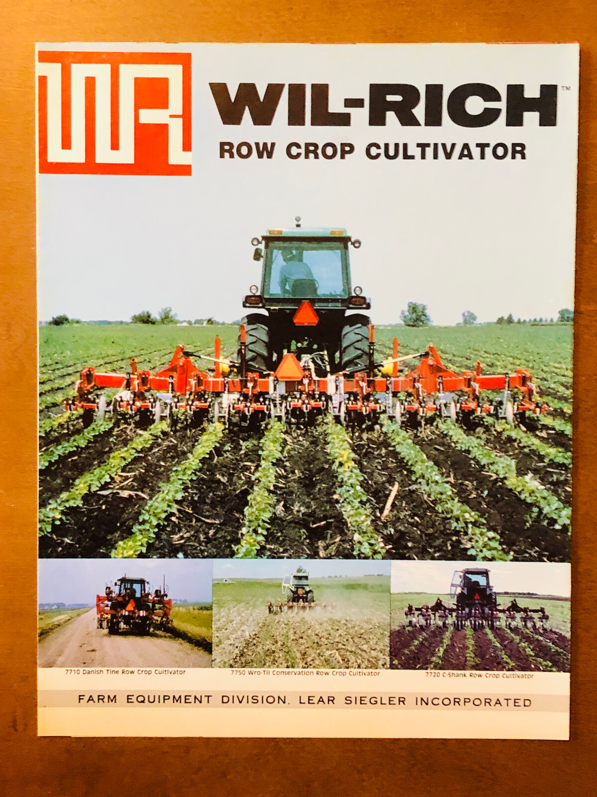 Original 1985 Wil-Rich 7000 Series Row Crop Cultivators Sales/Specs Brochure