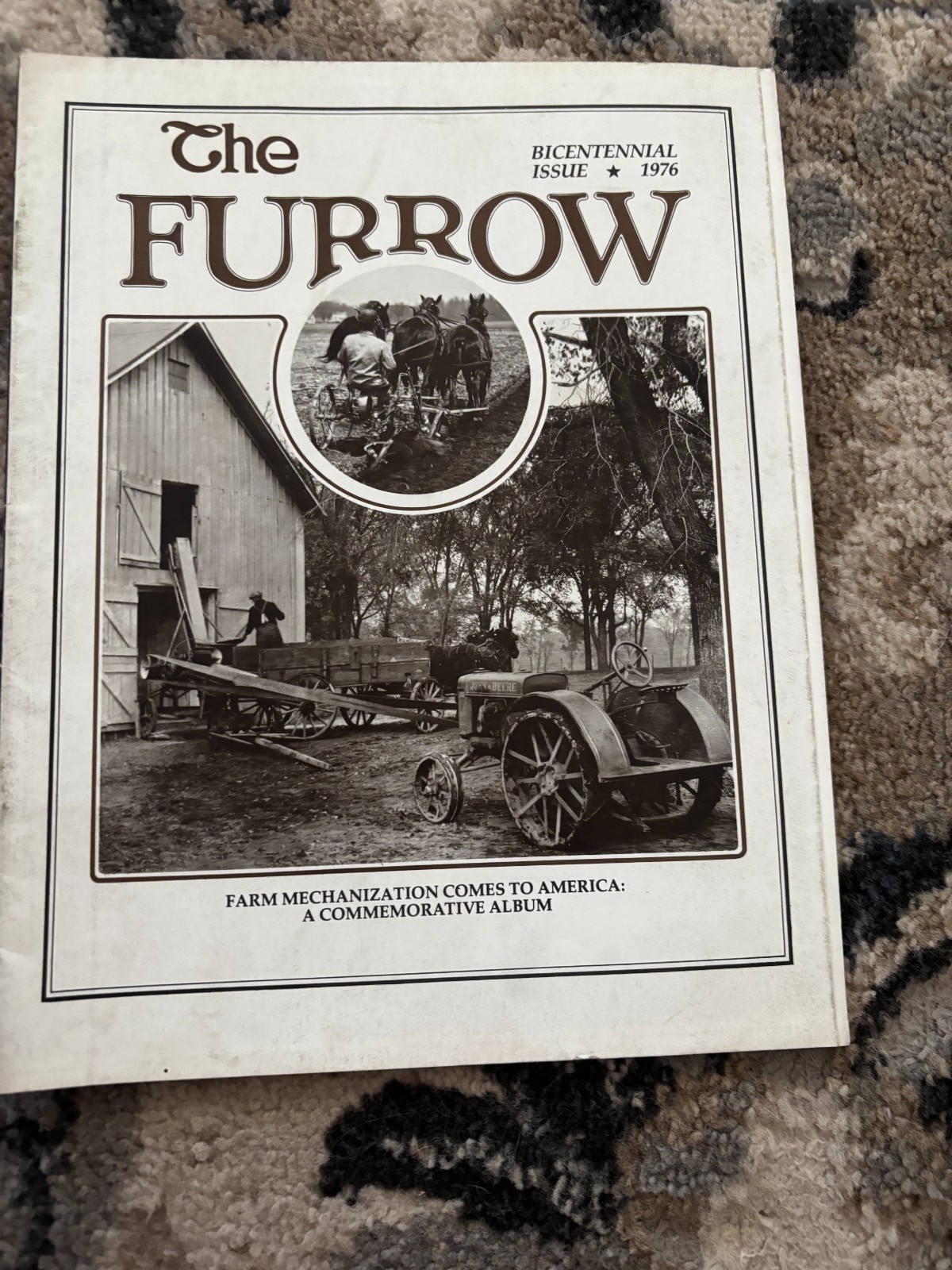 John Deere Furrow Magazine Bicentennial Issue 1976 Brochure DCPA26