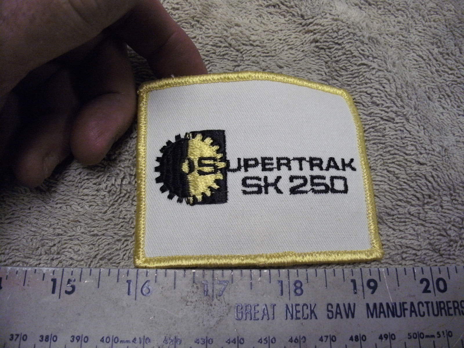 SuperTrak SK250 Forestry Mulcher SUPERTRAK SK 250 Cloth Patch,for a cap/uniform